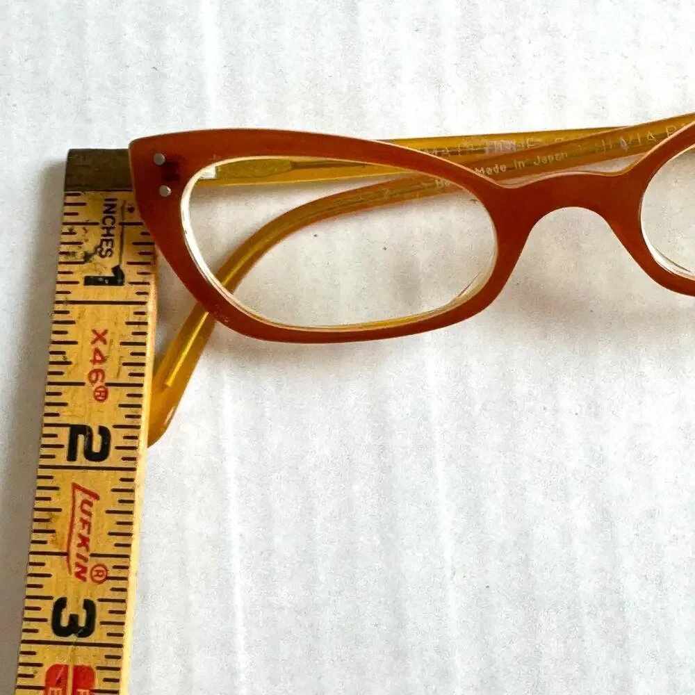 Red SELIMA OPTIQUE FULVIA P16 Cat Eye Reading Eyeglasses Frame 2012 Needs Lens